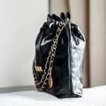 71258_black_2 Chanel 22 Medium Bag Black - chanel 22 medium dupe detail 1