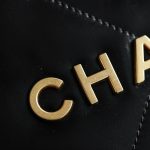 71258_black_5 Chanel 22 Medium Bag Black - chanel 22 medium dupe detail 4