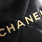 71258_black_7 Chanel 22 Medium Bag Black - chanel 22 medium dupe detail 6