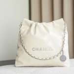 71269_ivory_1 Chanel 22 Medium Bag Ivory - chanel 22 medium replica front view