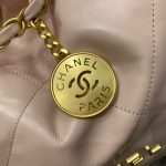 71289_pale_pink_8 Chanel 22 Medium Bag Pale Pink - chanel 22 pink replica detail 7