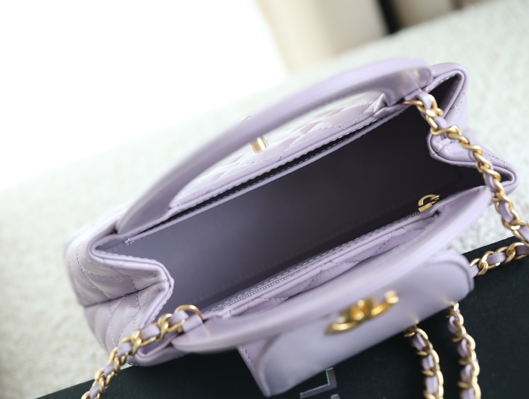 71666_purple_11 Chanel Kelly Bag Light Purple - chanel kelly rose replica detail 10