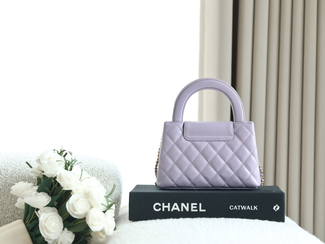 71666_purple_2 Chanel Kelly Bag Light Purple - chanel kelly rose replica detail 1