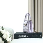 71666_purple_7 Chanel Kelly Bag Light Purple - chanel kelly rose replica detail 6