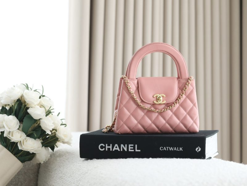 Chanel Kelly Bag Rose - fake chanel kelly bag rose front view