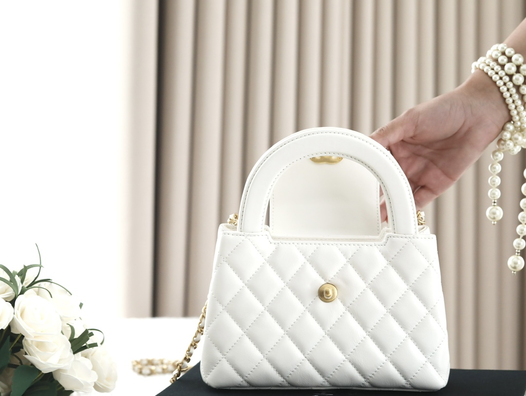 71668_white_2 Chanel Kelly Bag White - fake chanel kelly detail 1