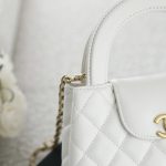 71668_white_8 Chanel Kelly Bag White - fake chanel kelly detail 7