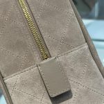 71688_suede_tan_7 Chanel Large Bowling Bag Suede Tan - chanel bowling bag replica detail 6