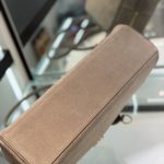 71688_suede_tan_8 Chanel Large Bowling Bag Suede Tan - chanel bowling bag replica detail 7