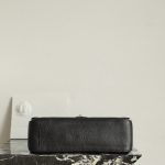 Chanel 26S Maxi Flap Bag Black - chanel maxi flap dupe detail 6