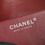Chanel 26S Maxi Flap Bag Black - chanel maxi flap dupe detail 7