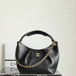 71729_black_2 Chanel 26C Maxi Hobo Black - chanel maxi hobo replica detail 1