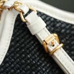 71763_black_canvas_12 Chanel 25S Maxi Shopping Tote Black Canvas - chanel maxi shopping dupe detail 11