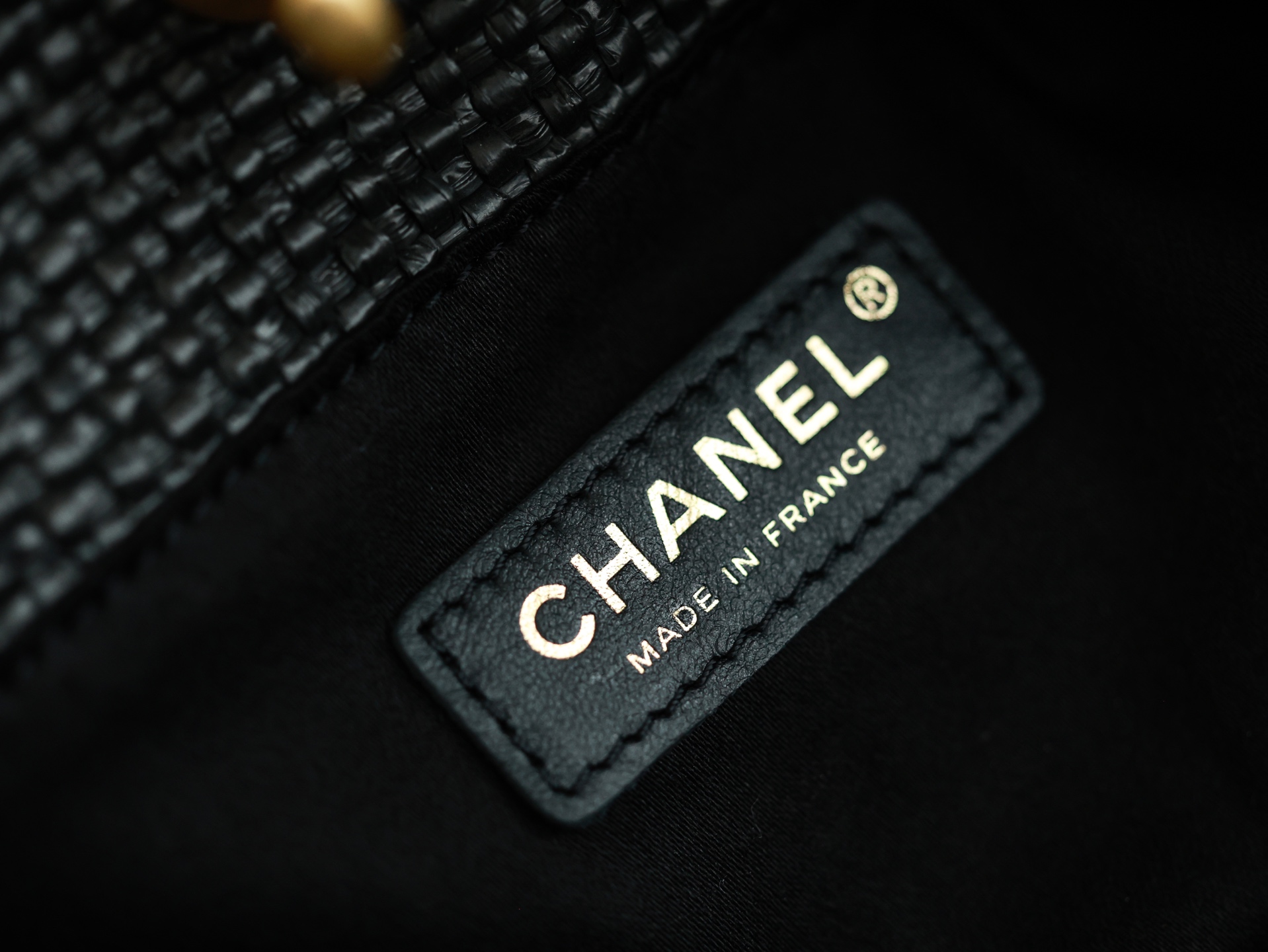 71763_black_canvas_13 Chanel 25S Maxi Shopping Tote Black Canvas - chanel maxi shopping dupe detail 12