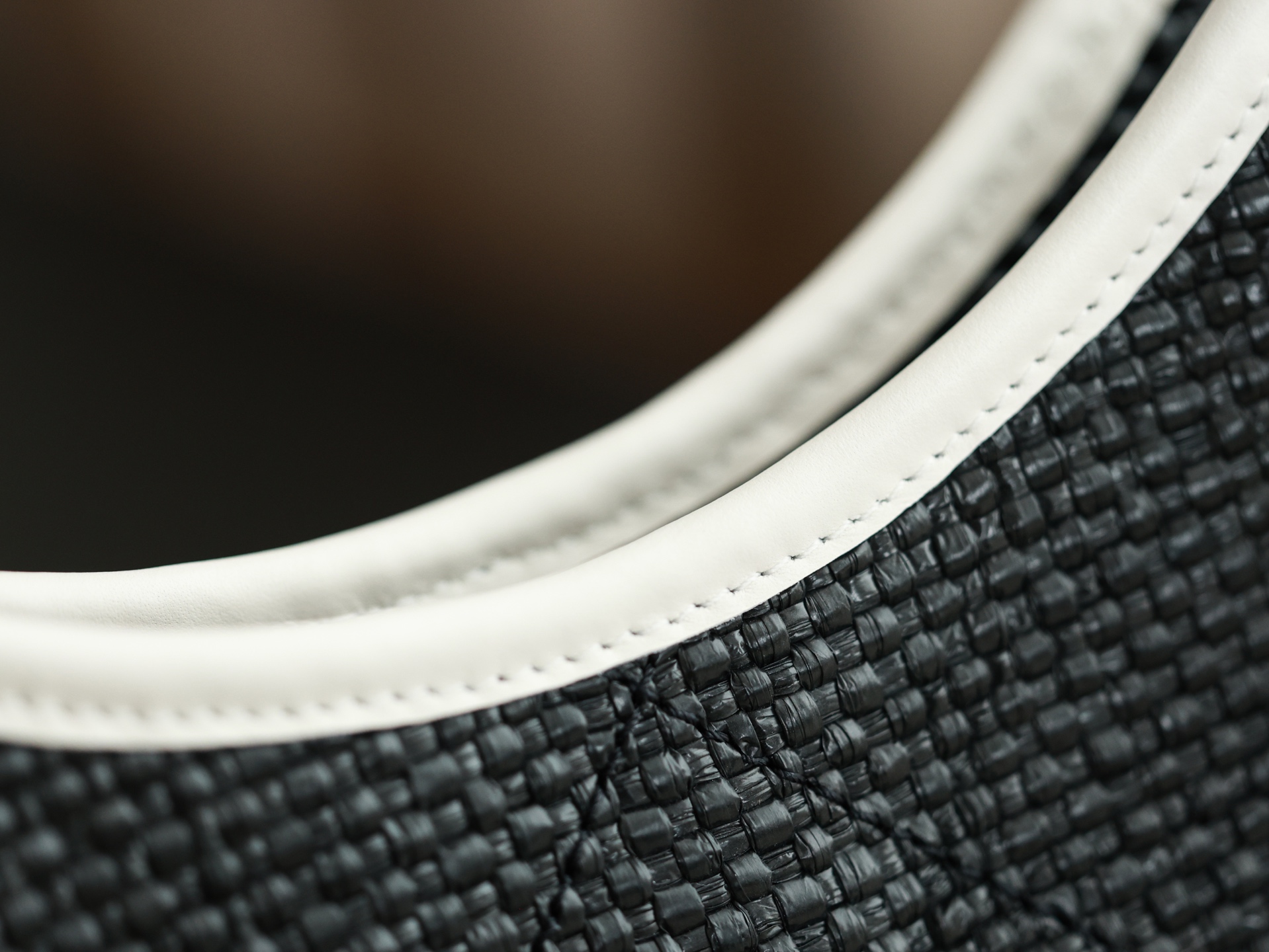 71763_black_canvas_8 Chanel 25S Maxi Shopping Tote Black Canvas - chanel maxi shopping dupe detail 7