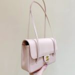 71918_pale-pink_4 Chanel Preppy Coco 26 Bag Pale Pink - fake chanel preppy detail 3