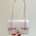 71918_pale-pink_5 Chanel Preppy Coco 26 Bag Pale Pink - fake chanel preppy detail 4
