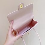 71918_pale-pink_8 Chanel Preppy Coco 26 Bag Pale Pink - fake chanel preppy detail 7