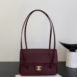 Chanel Preppy Coco 26 Bag Barolo - chanel preppy coco 26 barolo dupe detail 5