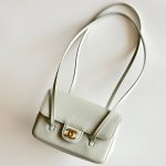Chanel Preppy Coco 26 Bag Elephant - fake chanel coco 26 elephant grey detail 3
