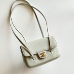 Chanel Preppy Coco 26 Bag Elephant - fake chanel coco 26 elephant grey detail 5