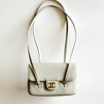 Chanel Preppy Coco 26 Bag Elephant - fake chanel coco 26 elephant grey detail 8