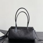 Chanel 26S East West Tote Black - chanel tote dupe front view