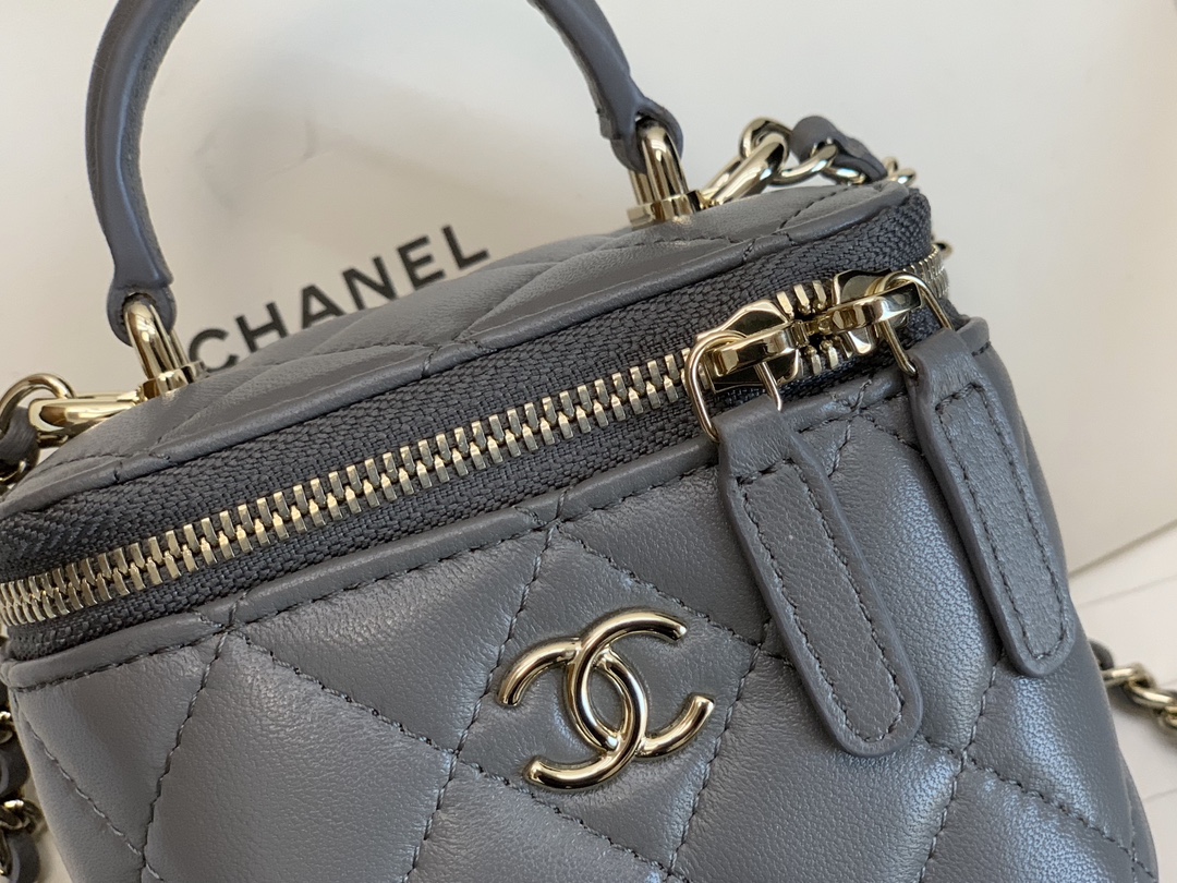 Chanel Mini Vanity Elephant - chanel vanity case replica detail 8