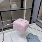 72028_rose_2 Chanel Mini Vanity Rose - fake chanel vanity detail 1