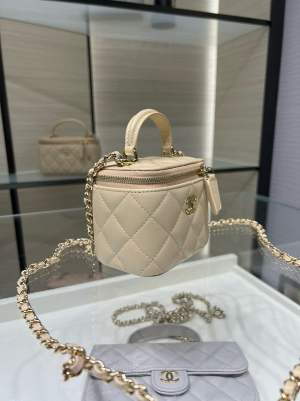 Premium Chanel Mini Vanity Sandstone Replica