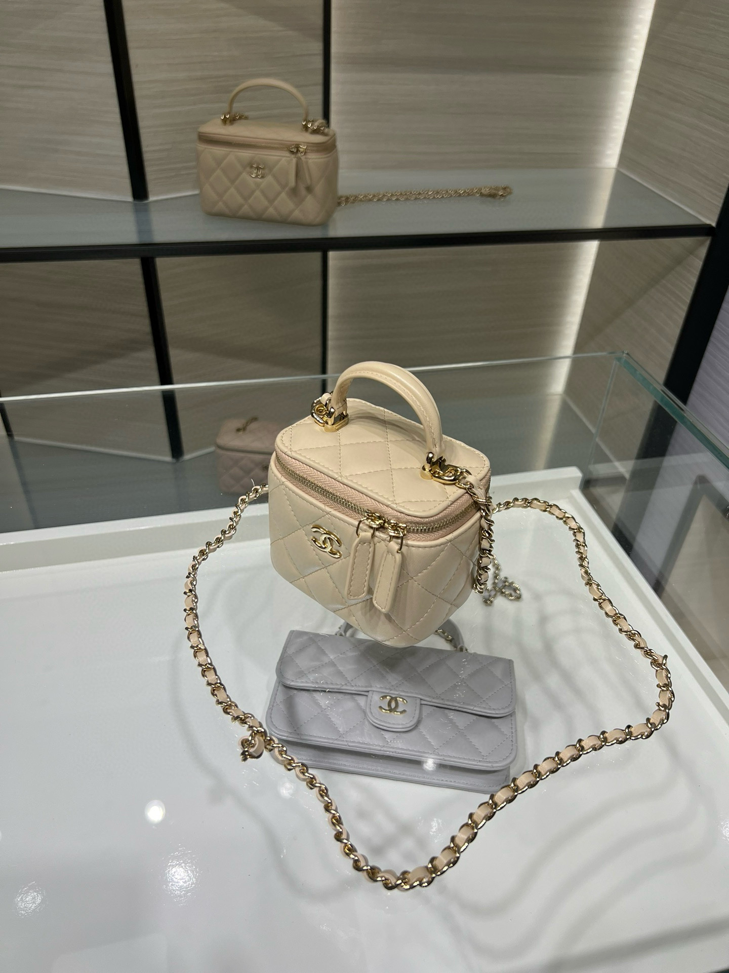 72029_sandstone_6 Chanel Mini Vanity Sandstone - chanel small vanity replica detail 5