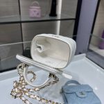 72030_white_3 Chanel Mini Vanity White - chanel vanity with chain dupe detail 2