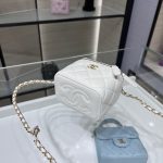 72030_white_7 Chanel Mini Vanity White - chanel vanity with chain dupe detail 6