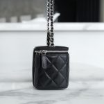 72067_black_2 Chanel Vanity Metal Top Handle Black - chanel vanity bag replica detail 1