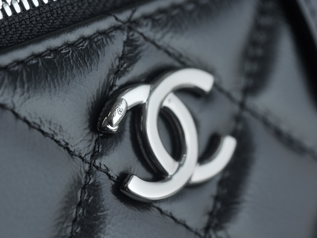 72067_black_3 Chanel Vanity Metal Top Handle Black - chanel vanity bag replica detail 2
