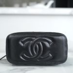 72067_black_9 Chanel Vanity Metal Top Handle Black - chanel vanity bag replica detail 8