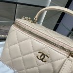 Chanel Long Vanity Top Handle Sandstone - chanel vanity top handle replica detail 6