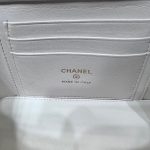 72110_white_4 Chanel Long Vanity Top Handle White - fake chanel vanity top handle detail 3