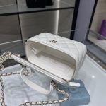 72110_white_7 Chanel Long Vanity Top Handle White - fake chanel vanity top handle detail 6