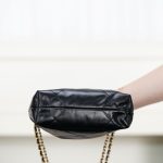 72144_black_4 Chanel 22 Mini Bag Black - chanel 22 mini black dupe detail 3