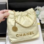 72154_light-yellow_3 Chanel 22 Mini Bag Light Yellow - chanel 22 mini light-yellow dupe detail 2
