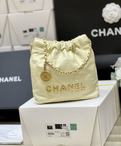 Chanel 22 Mini Bag Light Yellow
