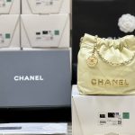 72154_light-yellow_7 Chanel 22 Mini Bag Light Yellow - chanel 22 mini light-yellow dupe detail 6