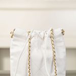 72161_white_3 Chanel 22 Mini Bag White - chanel 22 mini white dupe detail 2