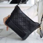 72171_black_3 Chanel Gabrielle Hobo Bag Black - chanel gabrielle black dupe detail 2