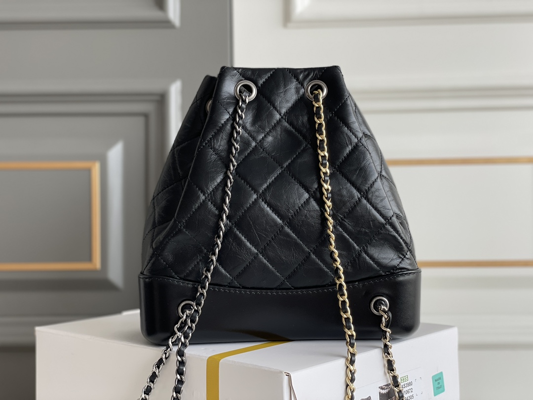 Chanel Gabrielle Backpack White - chanel gabrielle backpack dupe detail 17