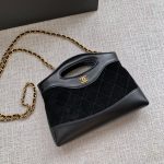 Torba Chanel 31 Nano Tote z czarnego zamszu 7