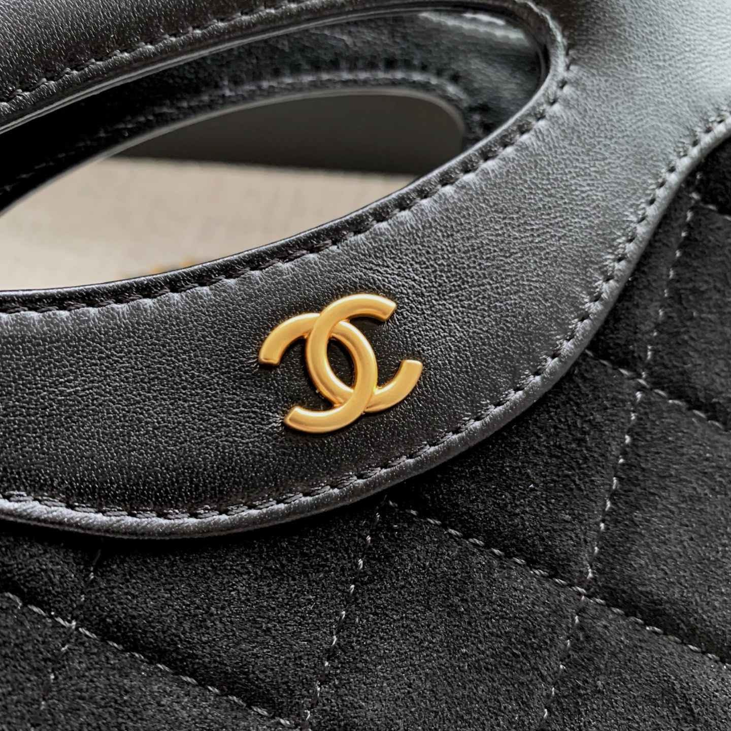 Torba Chanel 31 Nano Tote z czarnego zamszu 8
