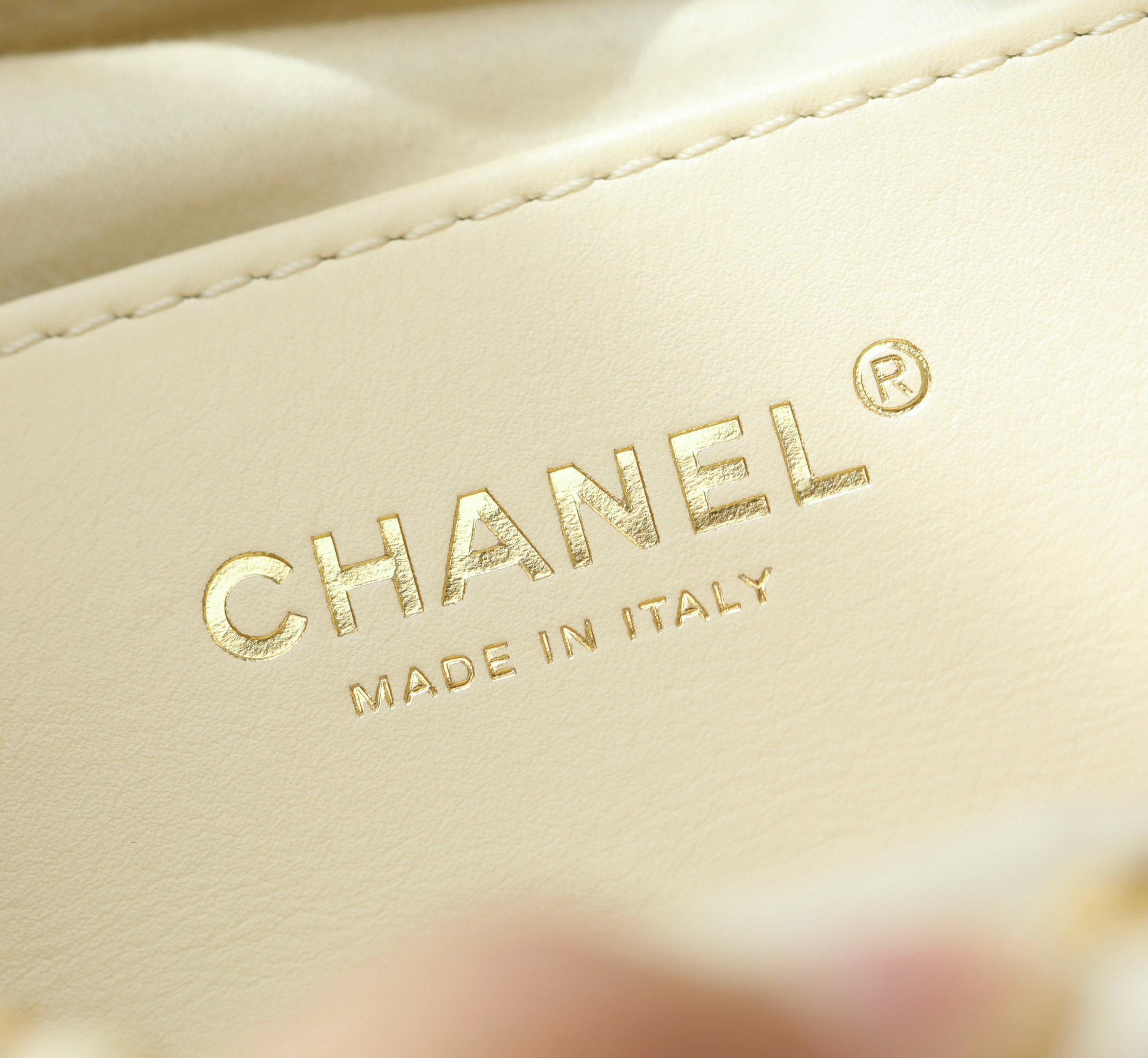 Chanel 25 Mini Bag Beige - fake chanel 25 mini beige detail 1