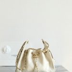 Chanel 25 Mini Bag Beige - fake chanel 25 mini beige detail 5